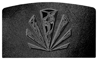 DACRO-602-BK-SH-BK Black Sunburst Shimmer Black